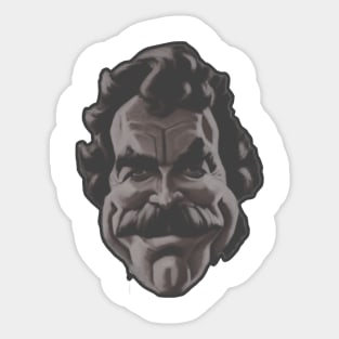 Tom Selleck face cartoon design Sticker